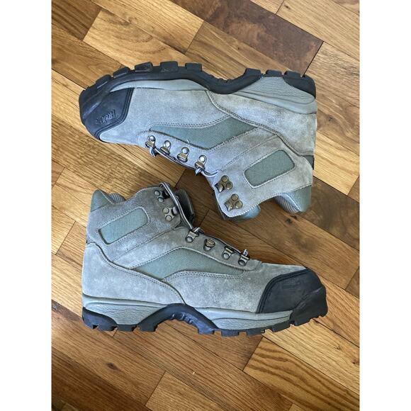 Raichle Men\'s Size 10.5 M Swiss Leather Hiking Mountaineering Boots VTG main image 6